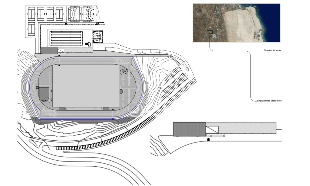 plano pista atletismo CORRALEJO