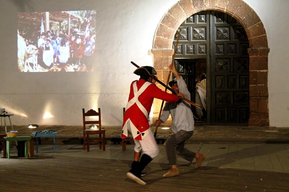 representacion tamisite y cuchillete en antigua