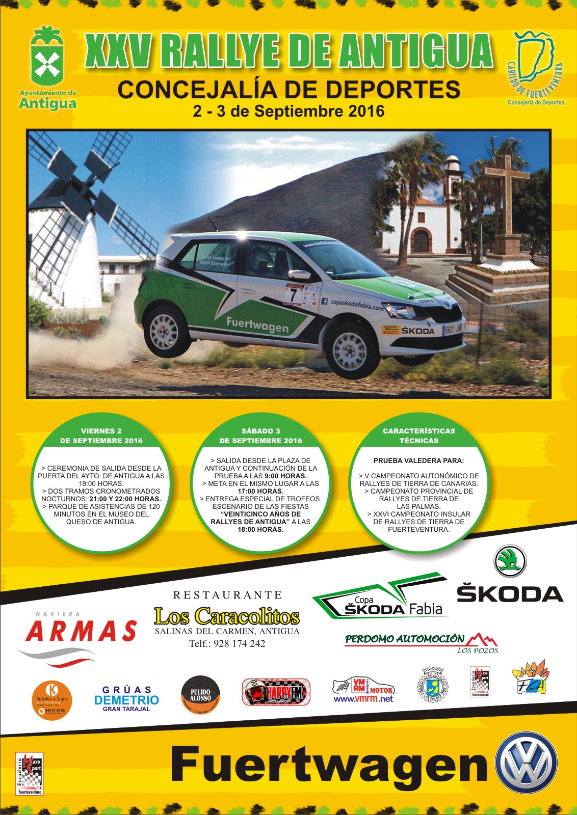 xxv rallye de antigua