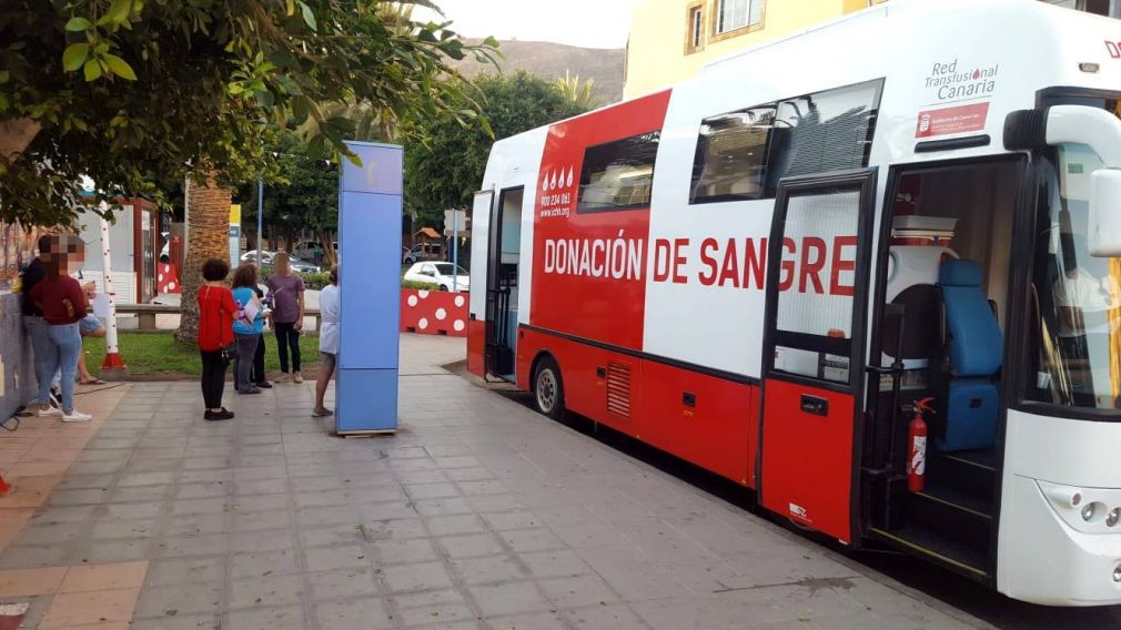 Donar sangre-Unidad móvil