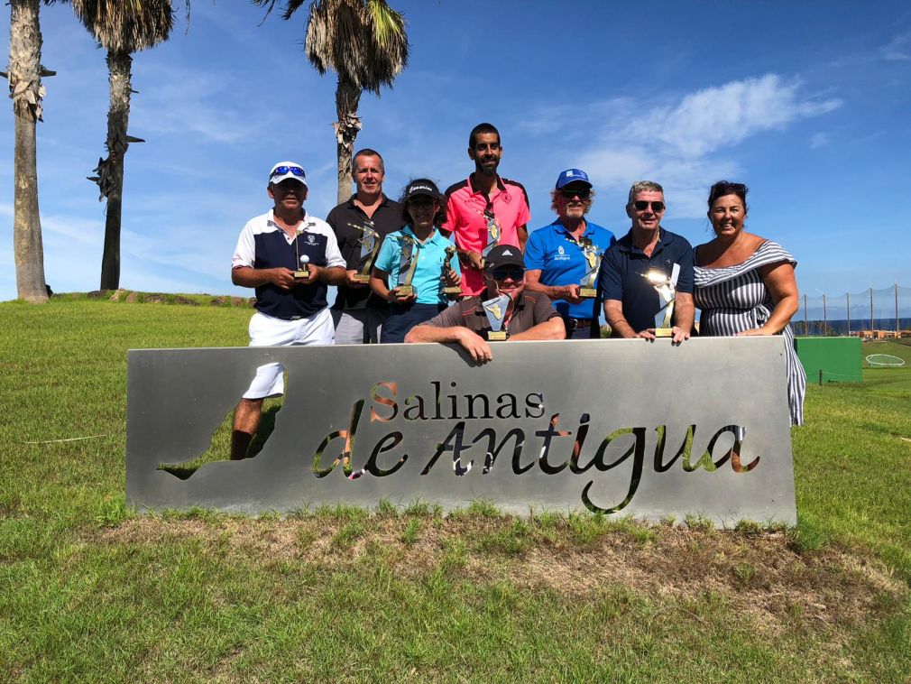 Concejala de Turismo, Edgington junto a la campeona y campeones del XIII Open Golf Caleta de Fuste