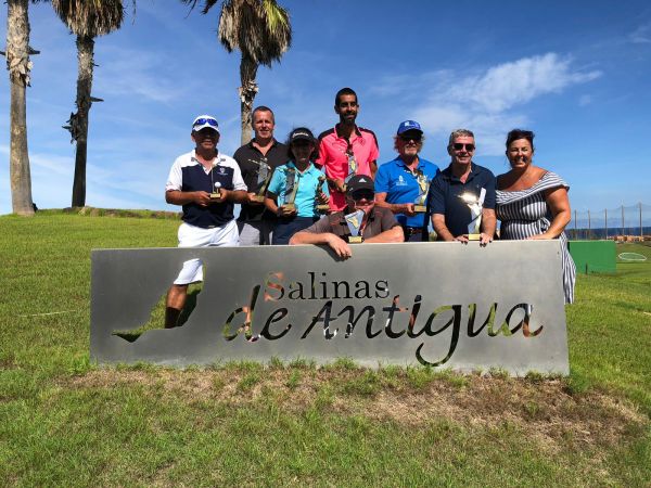 Concejala de Turismo, Edgington junto a la campeona y campeones del XIII Open Golf Caleta de Fuste