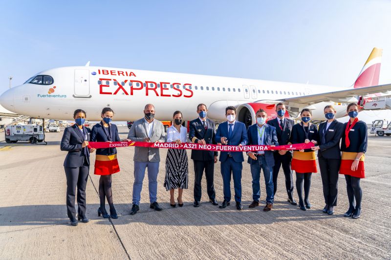 BAUTIZO IBERIA EXPRESS FUERTEVENTURA