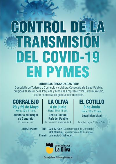 Ayuntamiento de La Oliva-Cartel Jornada Covid19 comercio