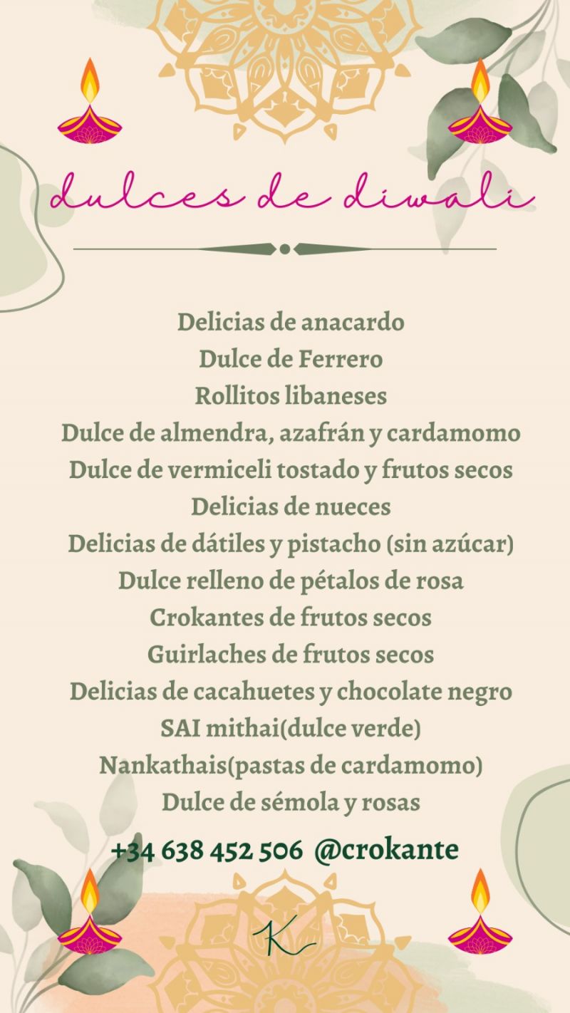 CARTA DE DULCES