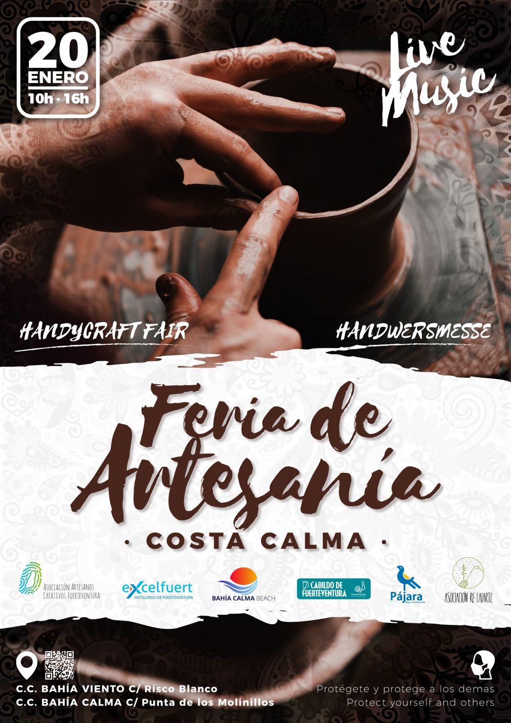 Cartel Feria de Artesanía Costa Calma