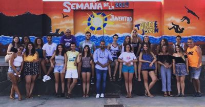 El Director General de Juventud visita en Gran Tarajal a los participantes del campo de trabajo ‘Tuineje Joven