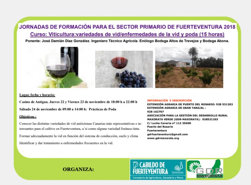Curso de viticultura