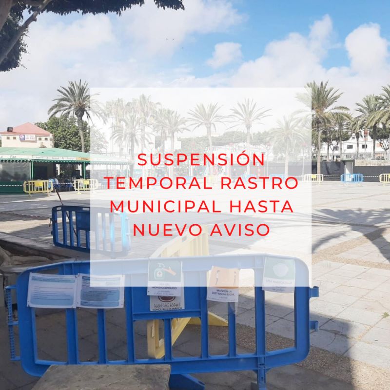 Ayto de Puerto del Rosario-Suspensión temporal rastro