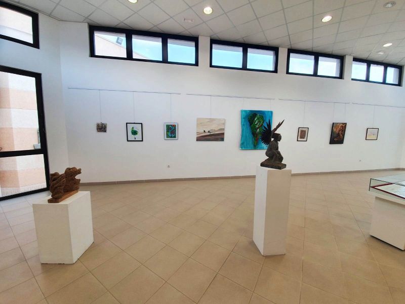 EXPOSICIÓN ARTISTAS POR LA PALMA. CASA CULTURA PTO.