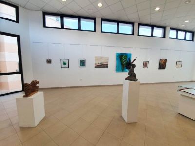 EXPOSICIÓN ARTISTAS POR LA PALMA. CASA CULTURA PTO.