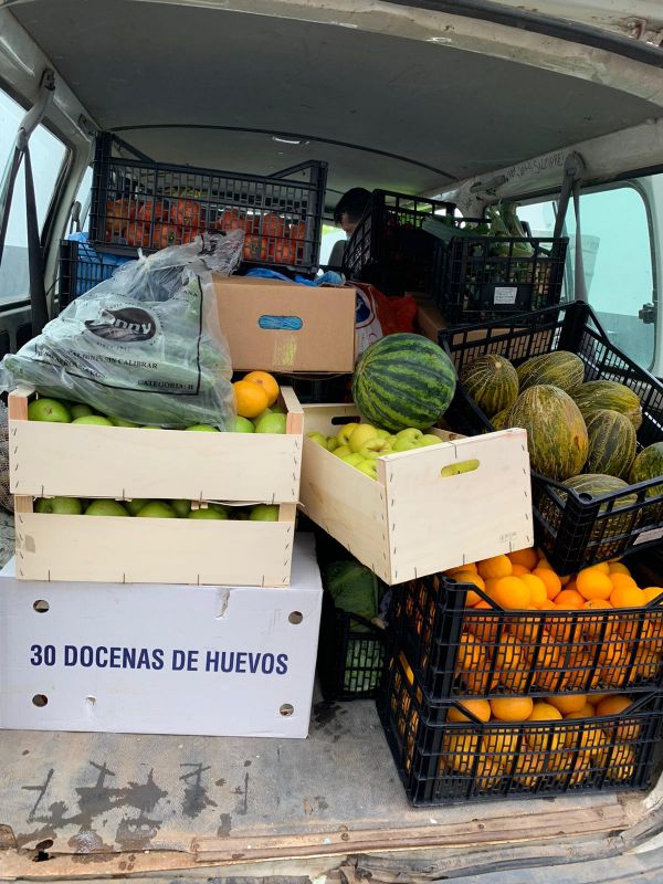 Reparto alimentos en Pájara