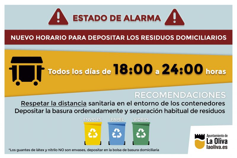 Basura LaOliva Nuevo Horario