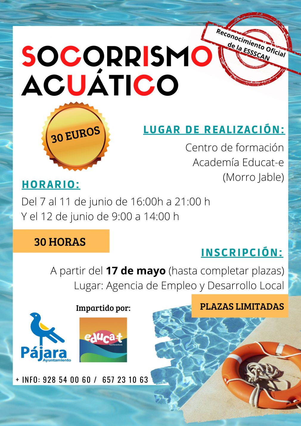 CURSO SOCORRISMO ACUÁTICO