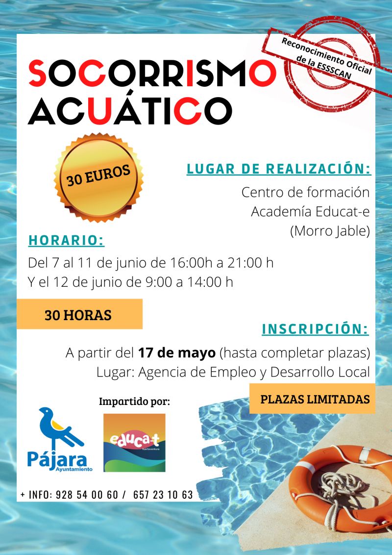 CURSO SOCORRISMO ACUÁTICO