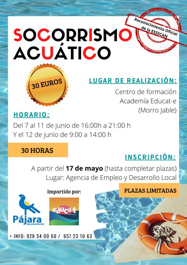 CURSO SOCORRISMO ACUÁTICO