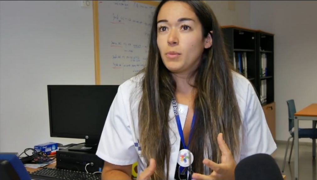 Directora Médico del Hospital de Fuerteventura, Dña. Guadalúpe Alemán, médico especialista epidemióloga. 