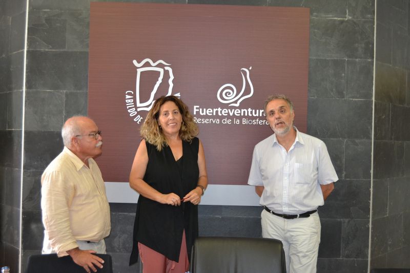 La Consejería de Medio Ambiente del Cabildo Insular, que dirige Marlene Figueroa, adquiere el compromiso de colaborar con dicho proyecto